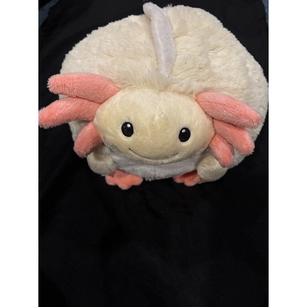 Squishable Mini Axolotl Plush Pink Tan Retired Fluffy Stuffed Animal 7 Inch